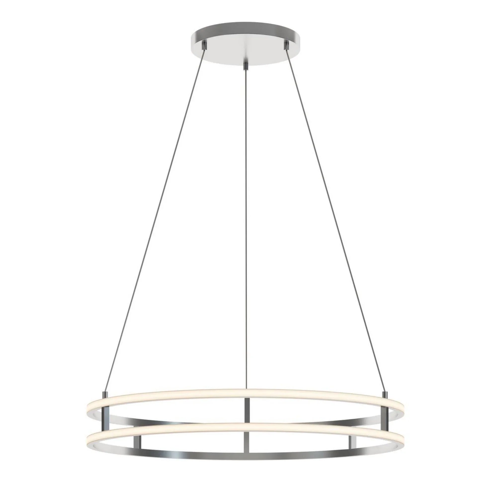 Gemini 32" LED Pendant, Painted Nickel Finish - Bees Lighting