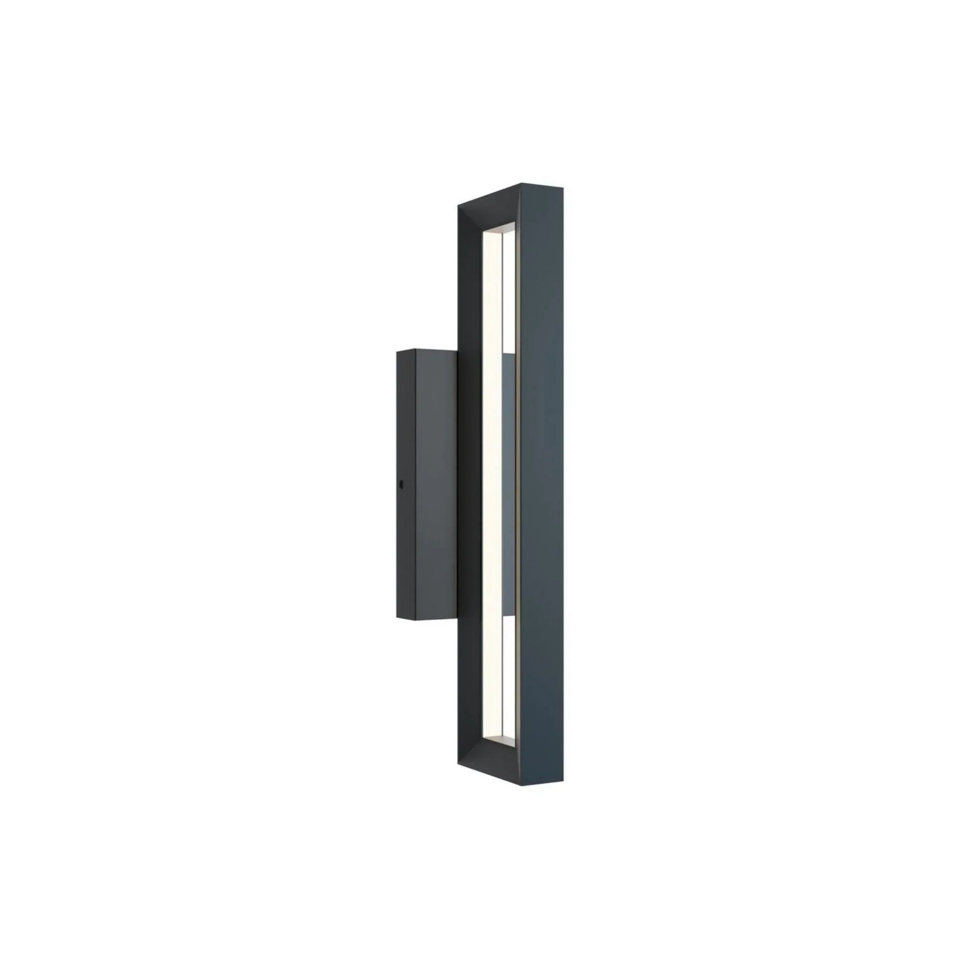 Liam 18" LED Outdoor Wall Sconce, Black Finish - Bees Lighting