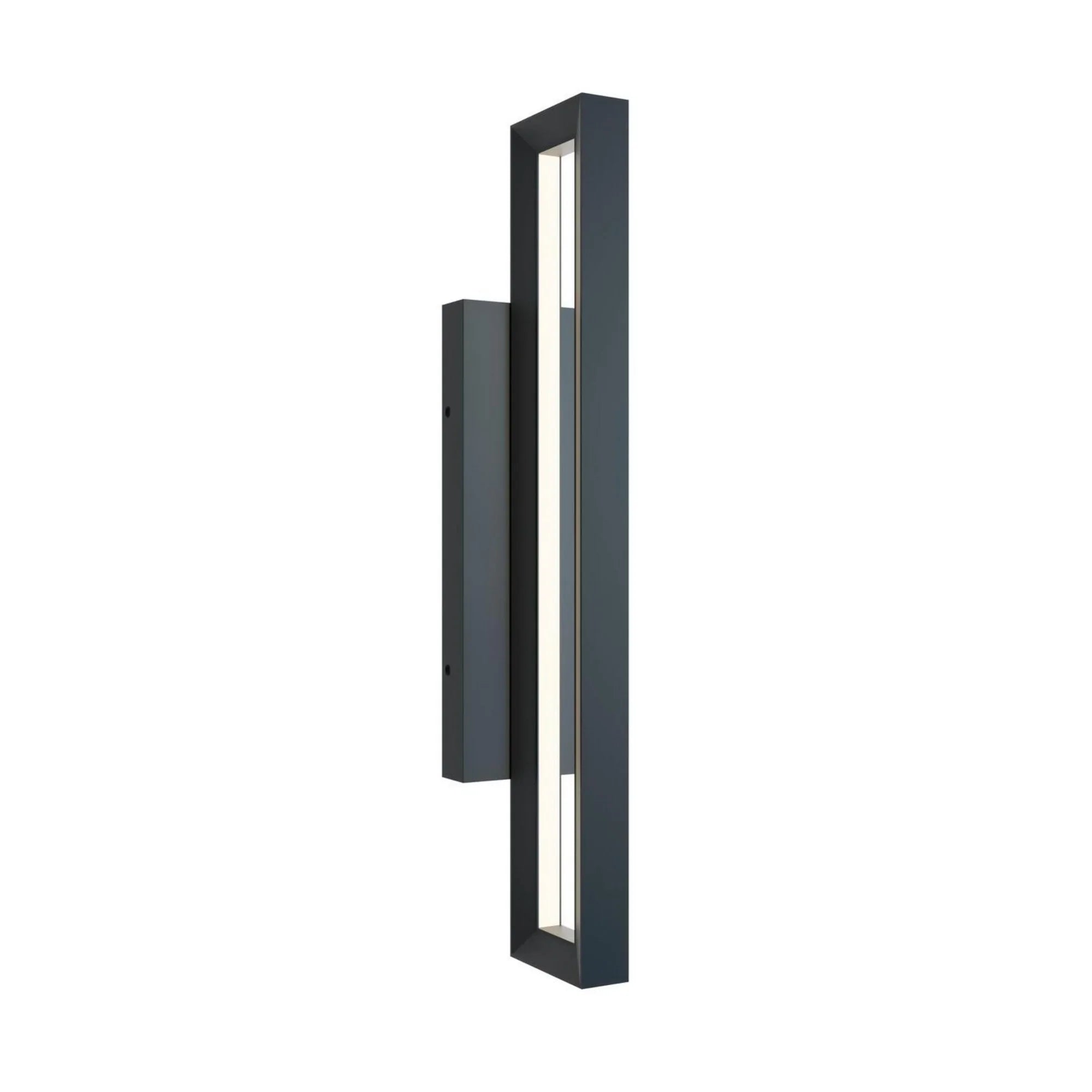 Liam 24" LED Outdoor Wall Sconce, Black Finish - Bees Lighting