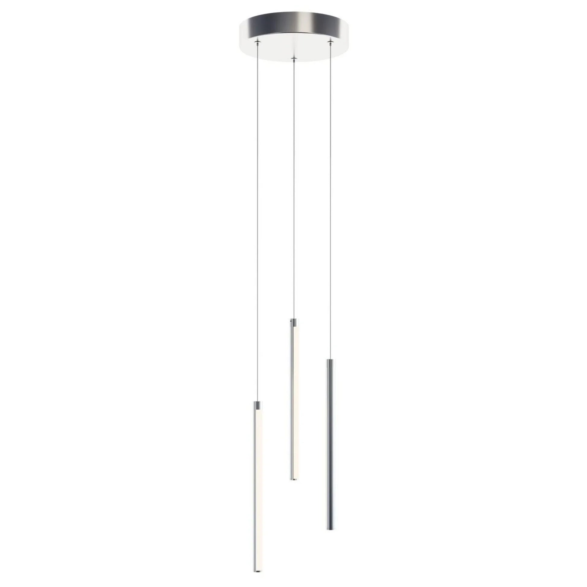 Rosemont 13" LED Multi-Port Pendant, Satin Nickel Finish - Bees Lighting