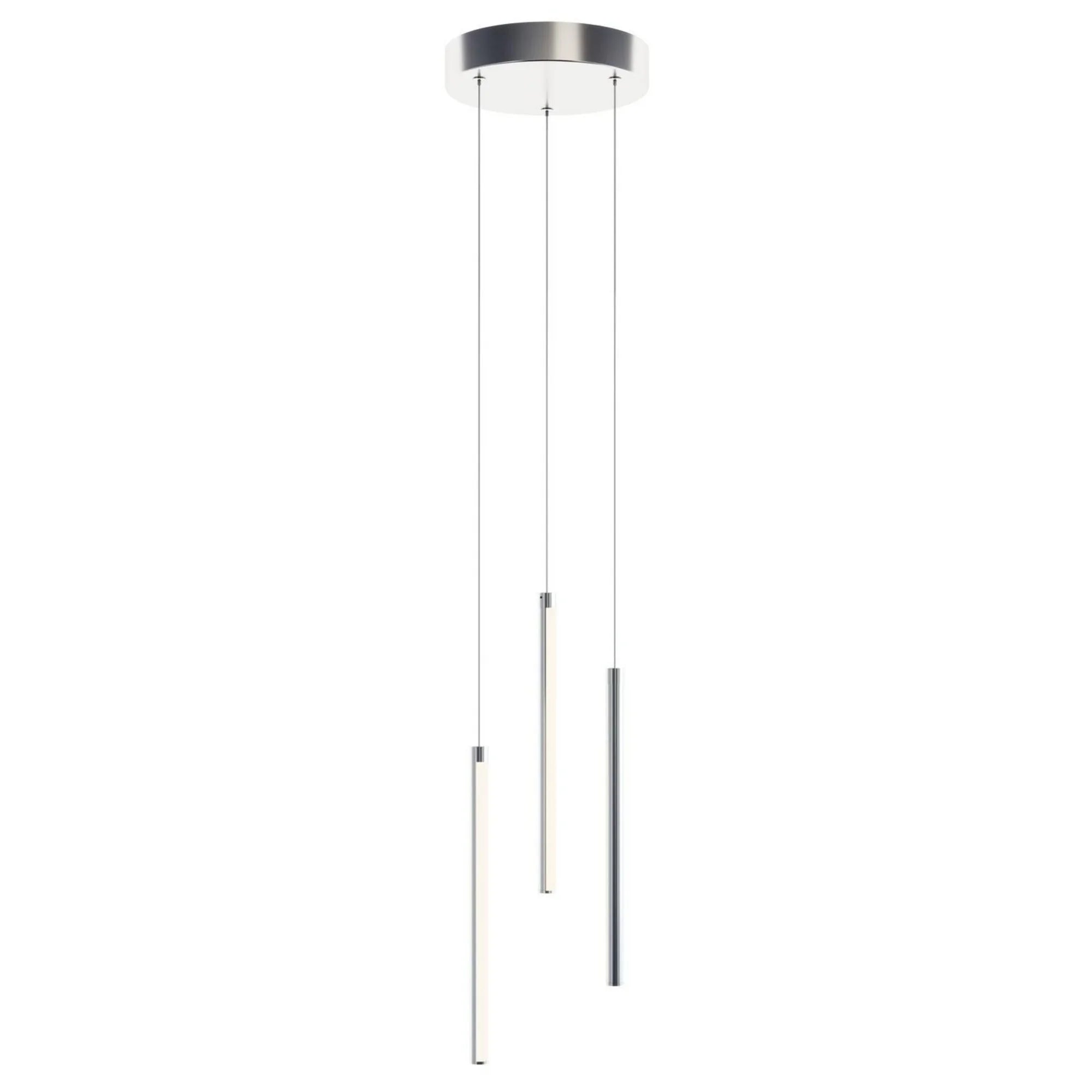 Rosemont 13" LED Multi-Port Pendant, Satin Nickel Finish - Bees Lighting