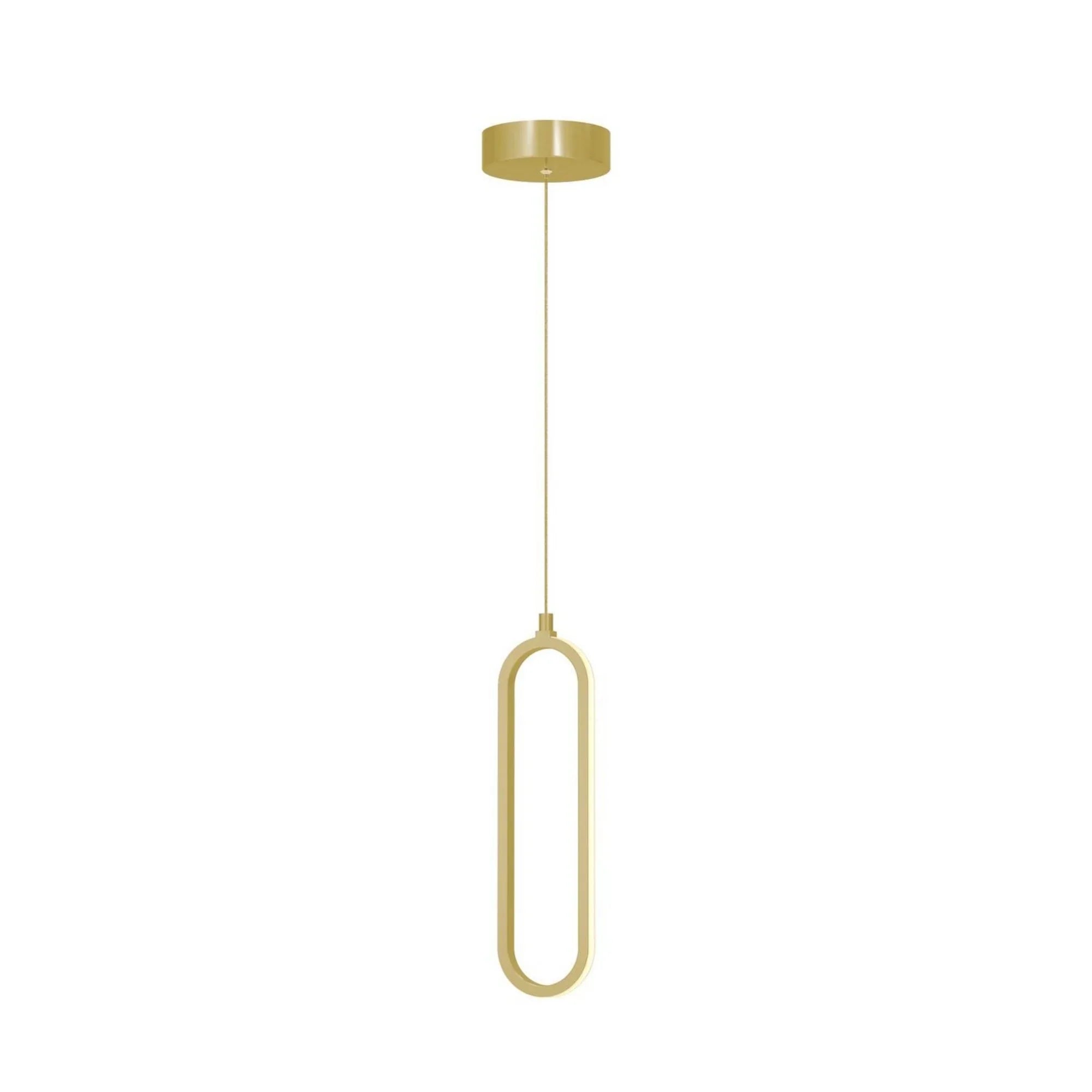 Sienna 13" LED Pendant, Gold Finish - Bees Lighting