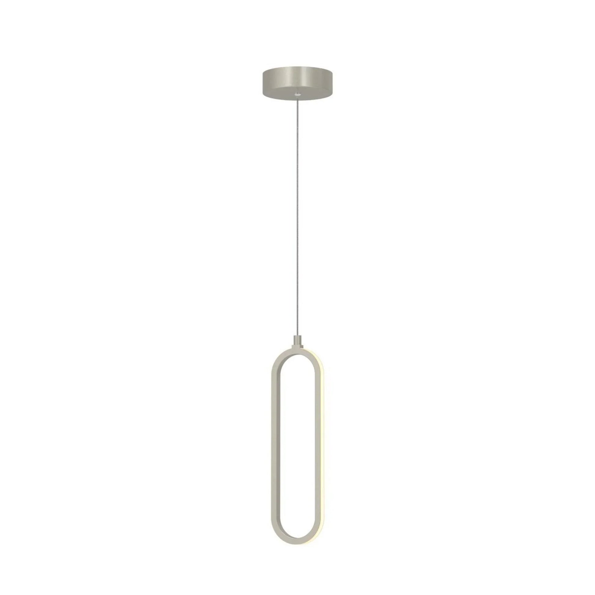 Sienna 13" LED Pendant, Painted Nickel Finish - Bees Lighting