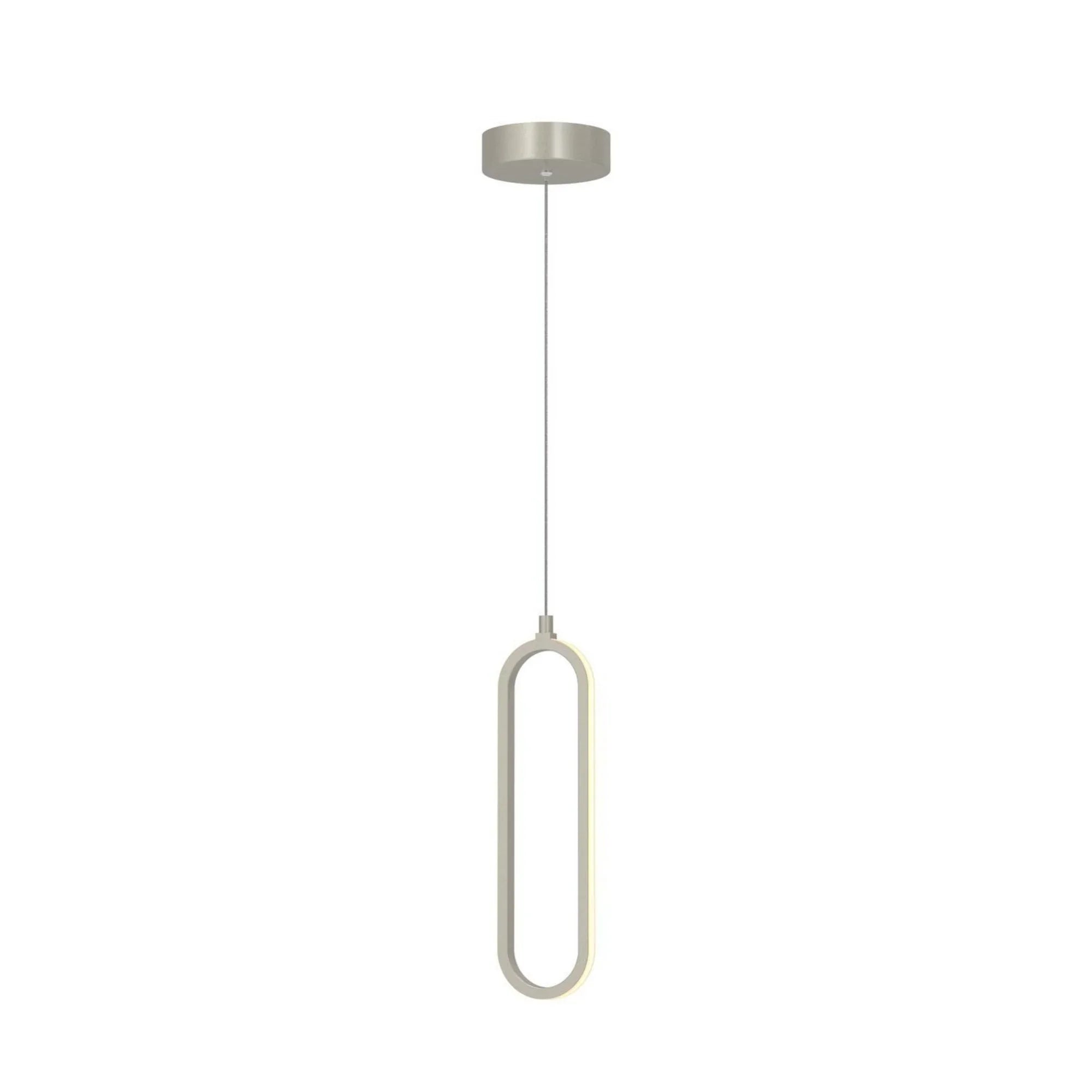 Sienna 13" LED Pendant, Painted Nickel Finish - Bees Lighting