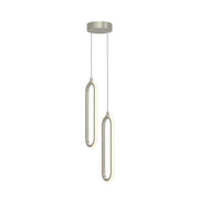 Sienna 13" LED Multi-Port Pendant, Painted Nickel Finish - Bees Lighting
