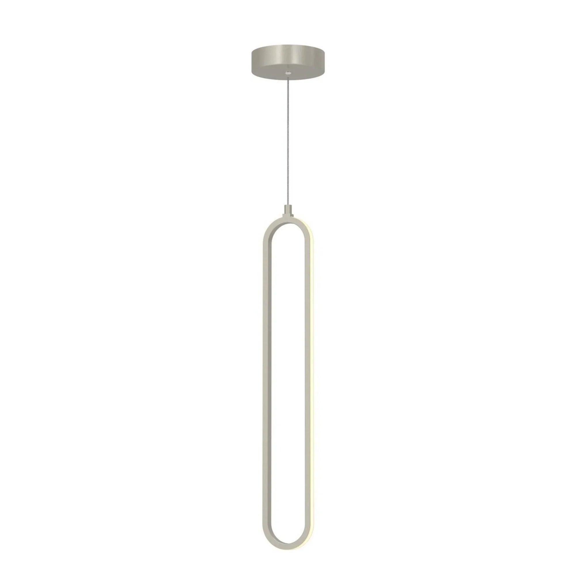 Sienna 23" LED Pendant, Painted Nickel Finish - Bees Lighting