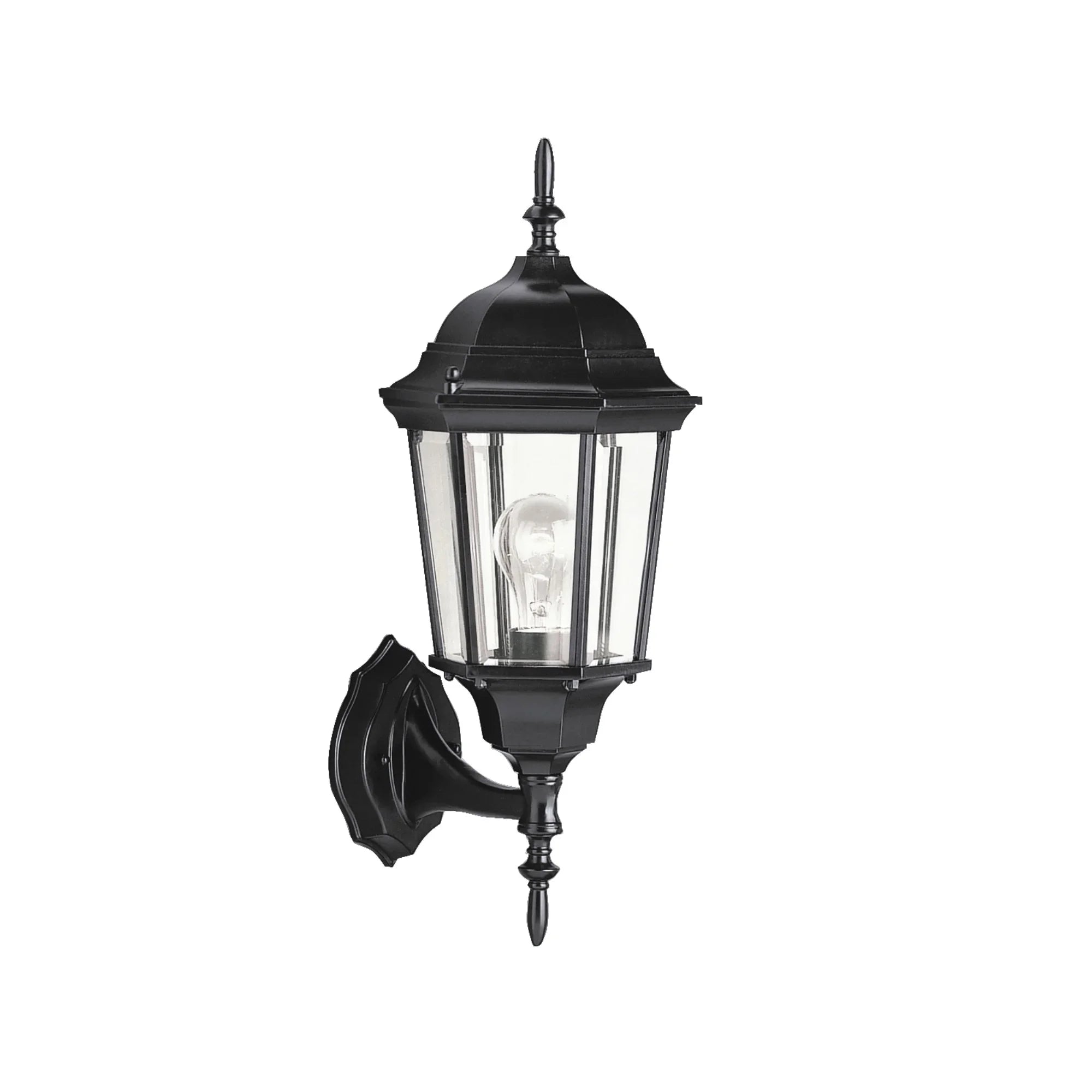 Madison 23" Outdoor Wall Light, Black Finish - Bees Lighting