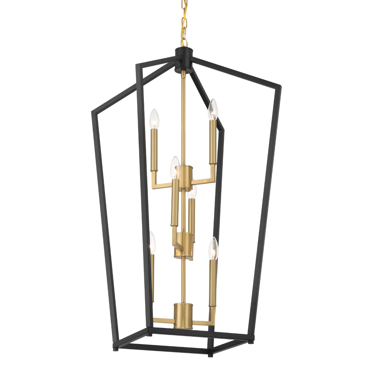 Colwick 38" 6 Lights Pendant Light Black Finish - Bees Lighting