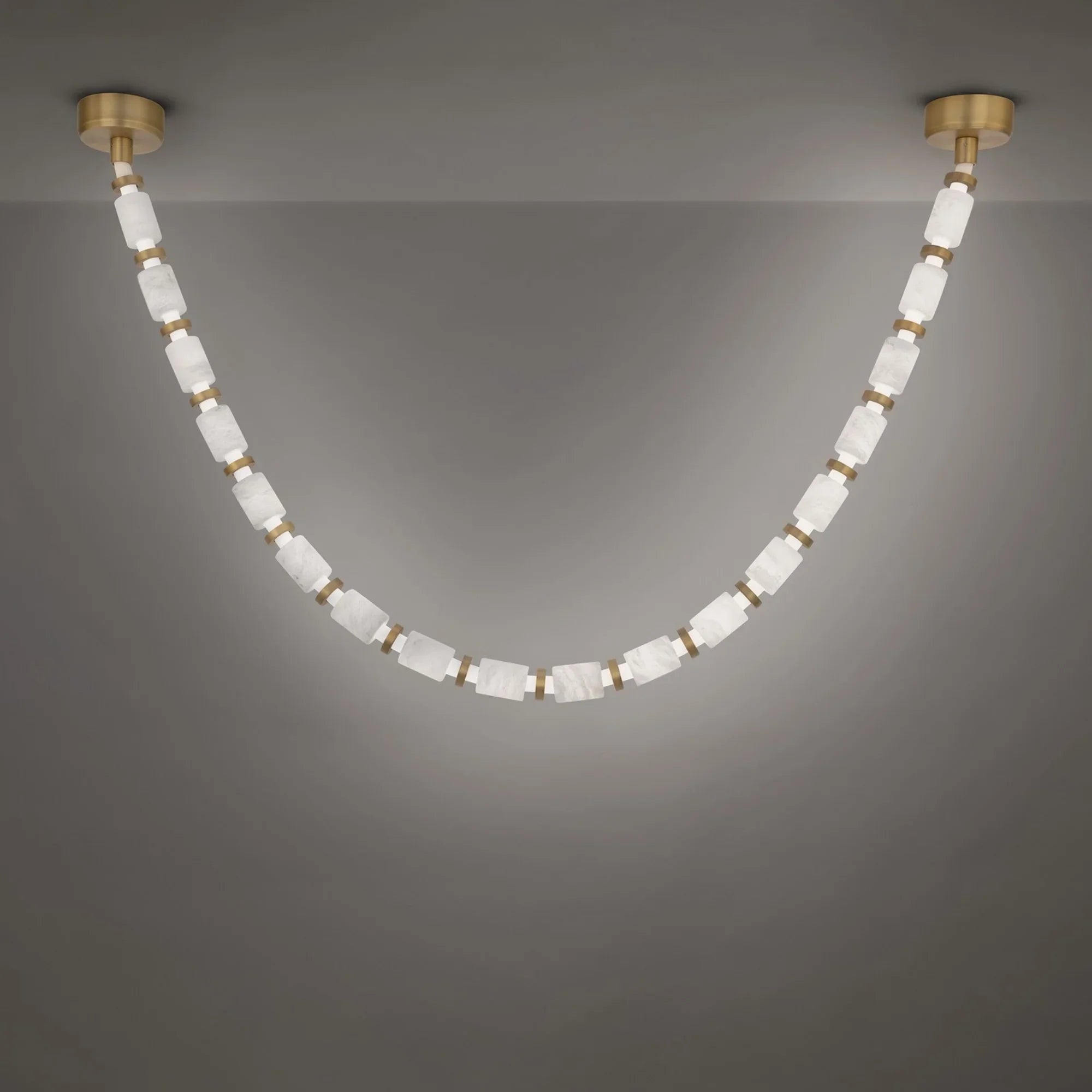 Entice 2" 18-Light LED Chandelier, Aged Brass Finish - Bees Lighting