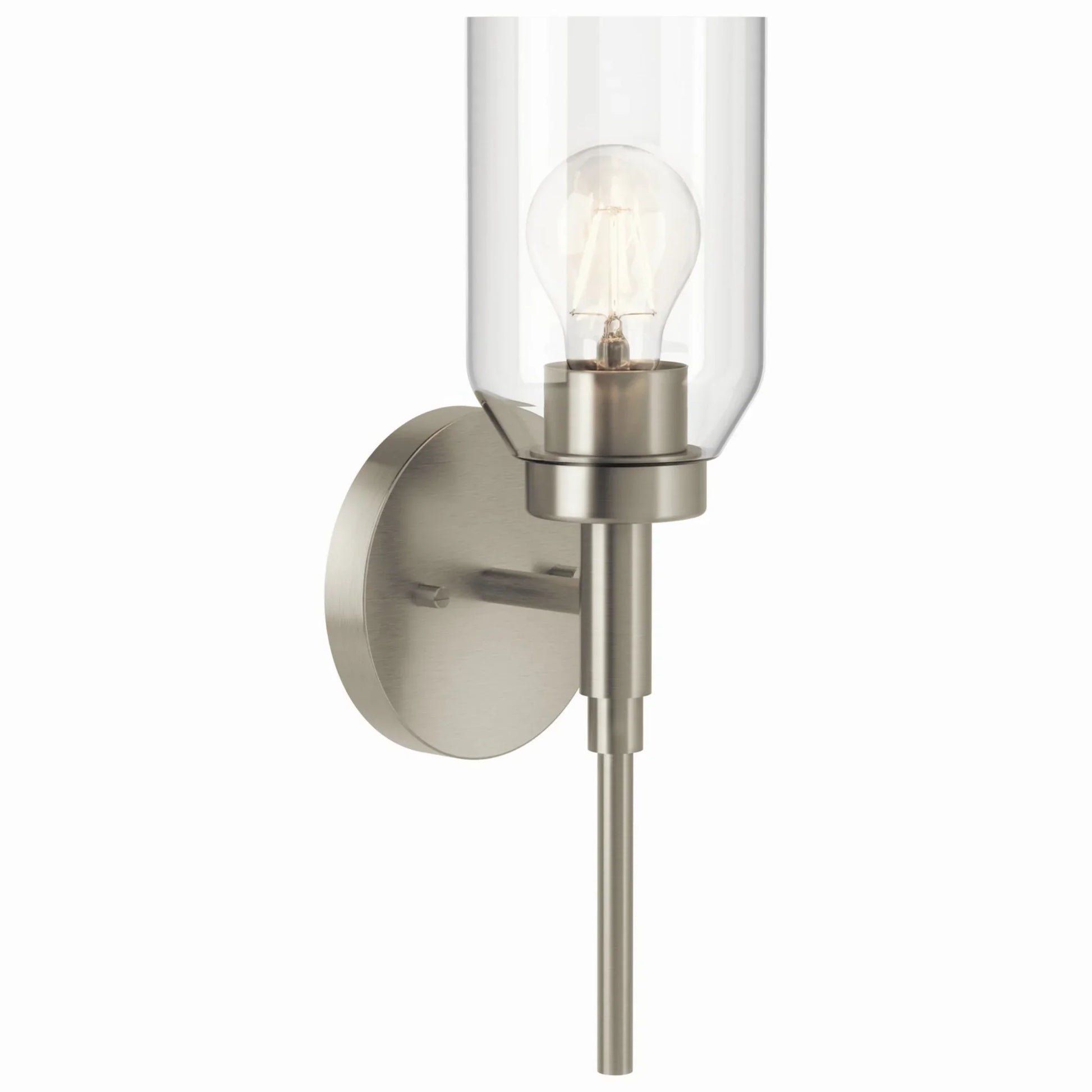 Madden 5" Wall Sconce, Brushed Nickel Finish - Bees Lighting
