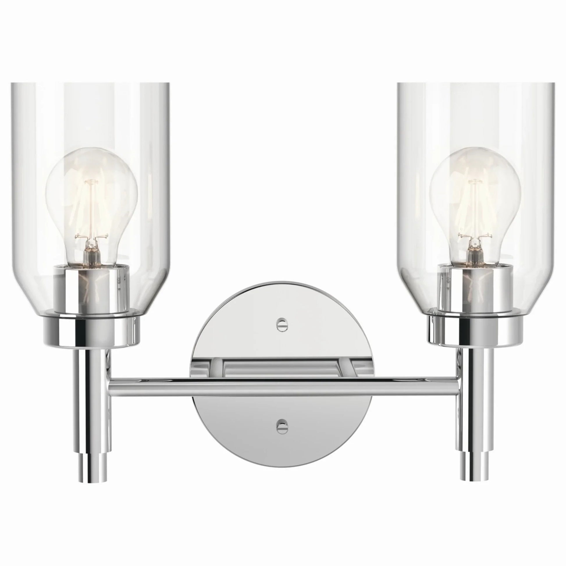 Madden 14" 2-Light Vanity Light, Chrome Finish - Bees Lighting