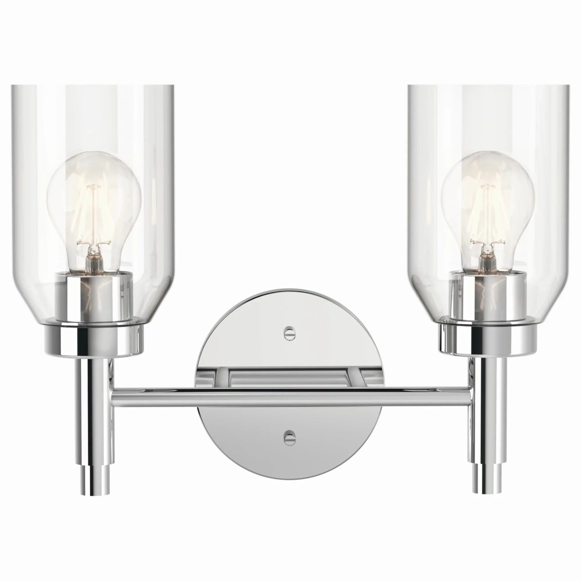 Madden 14" 2-Light Vanity Light, Chrome Finish - Bees Lighting