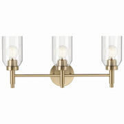 Madden 24" 3-Light Vanity Light, Champagne Bronze Finish - Bees Lighting