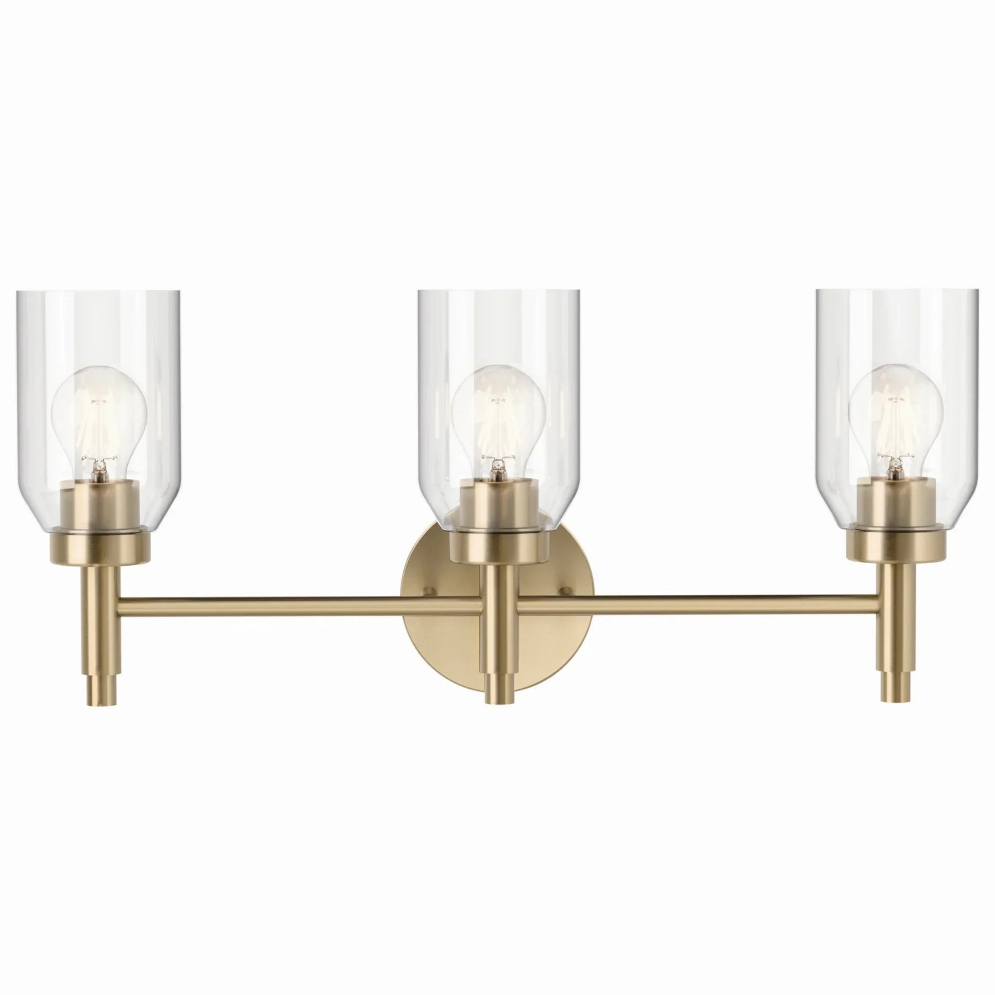 Madden 24" 3-Light Vanity Light, Champagne Bronze Finish - Bees Lighting