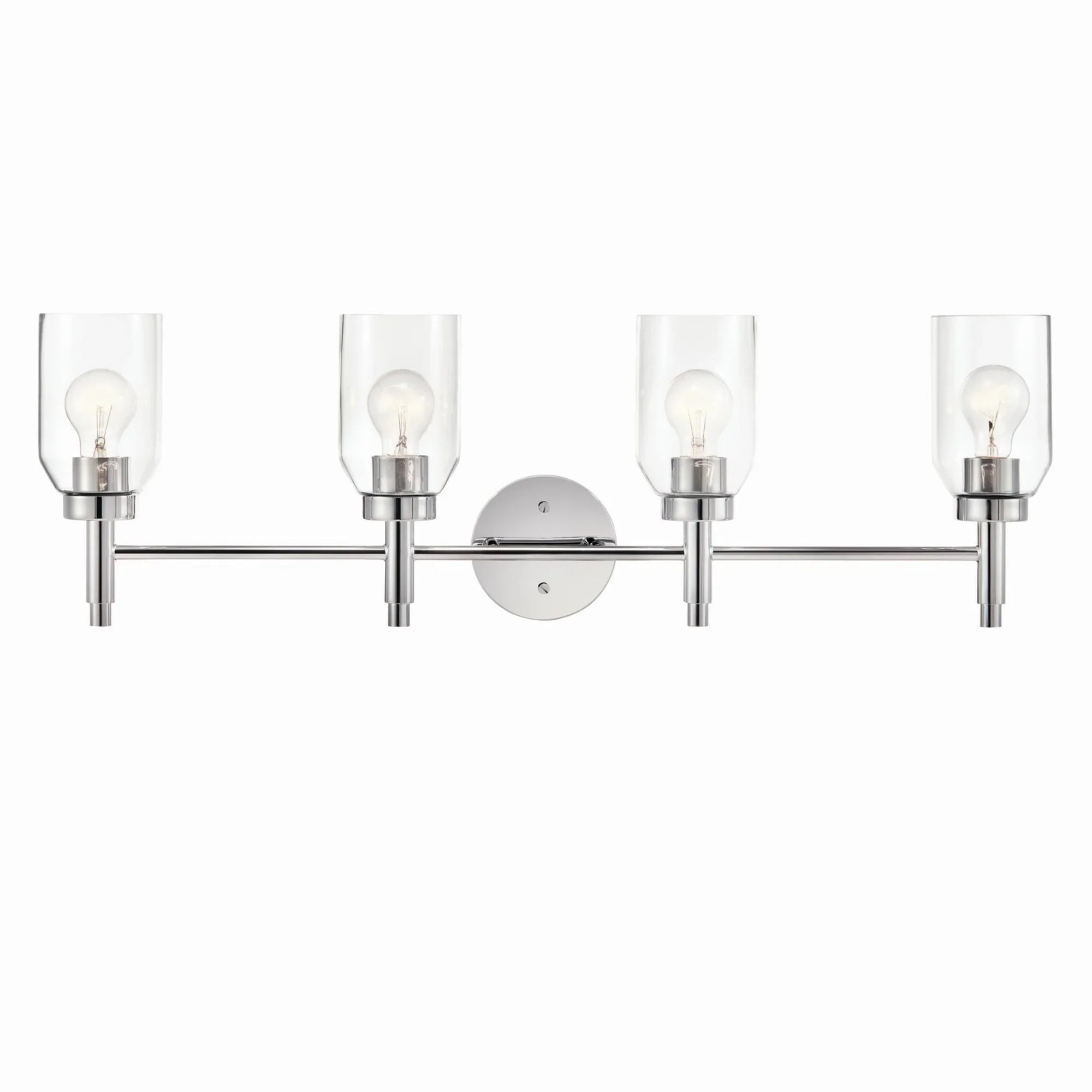 Madden 34" 4-Light Vanity Light, Chrome Finish - Bees Lighting