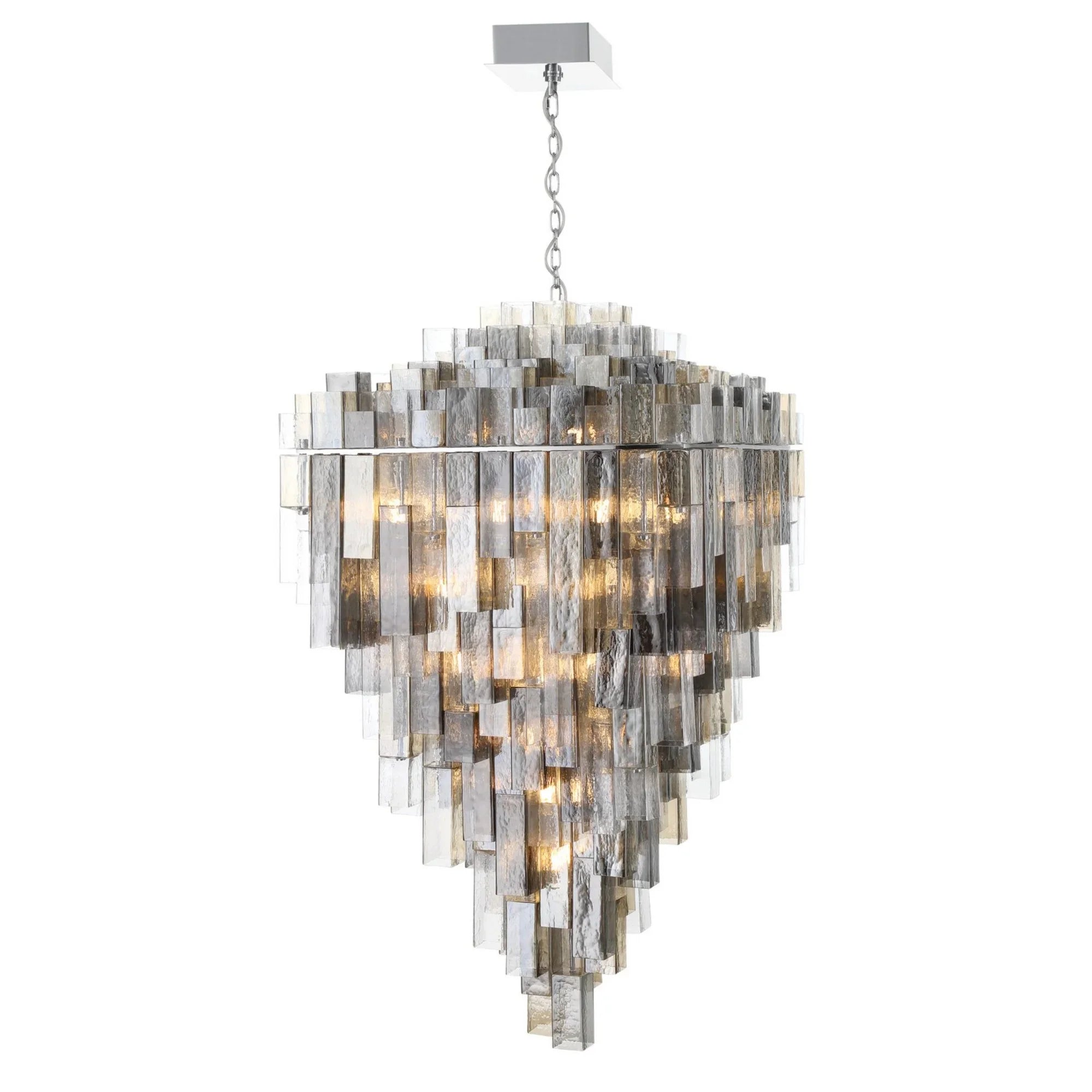 Altesa 46-Light 59" Grand Chandelier, Chrome Finish - Bees Lighting