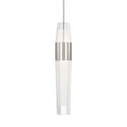 Lassell 10" Freejack LED Pendant, Polished Nickel Finish - Bees Lighting