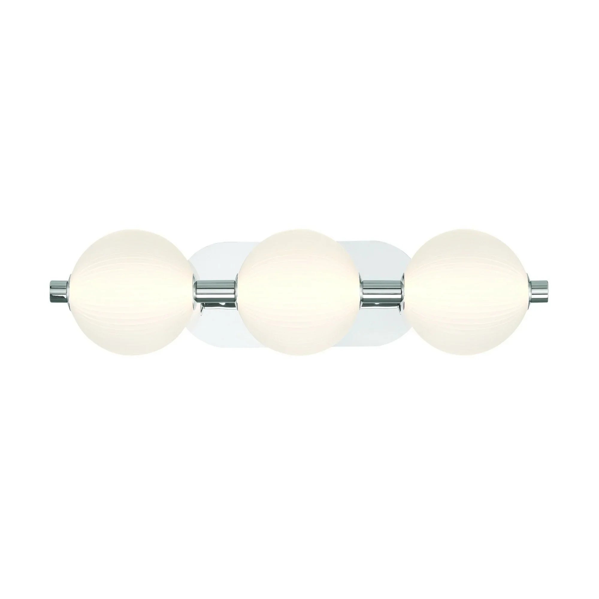 Palmas 3-Light 23" LED Vanity, Polished Nickel Finish - Bees Lighting