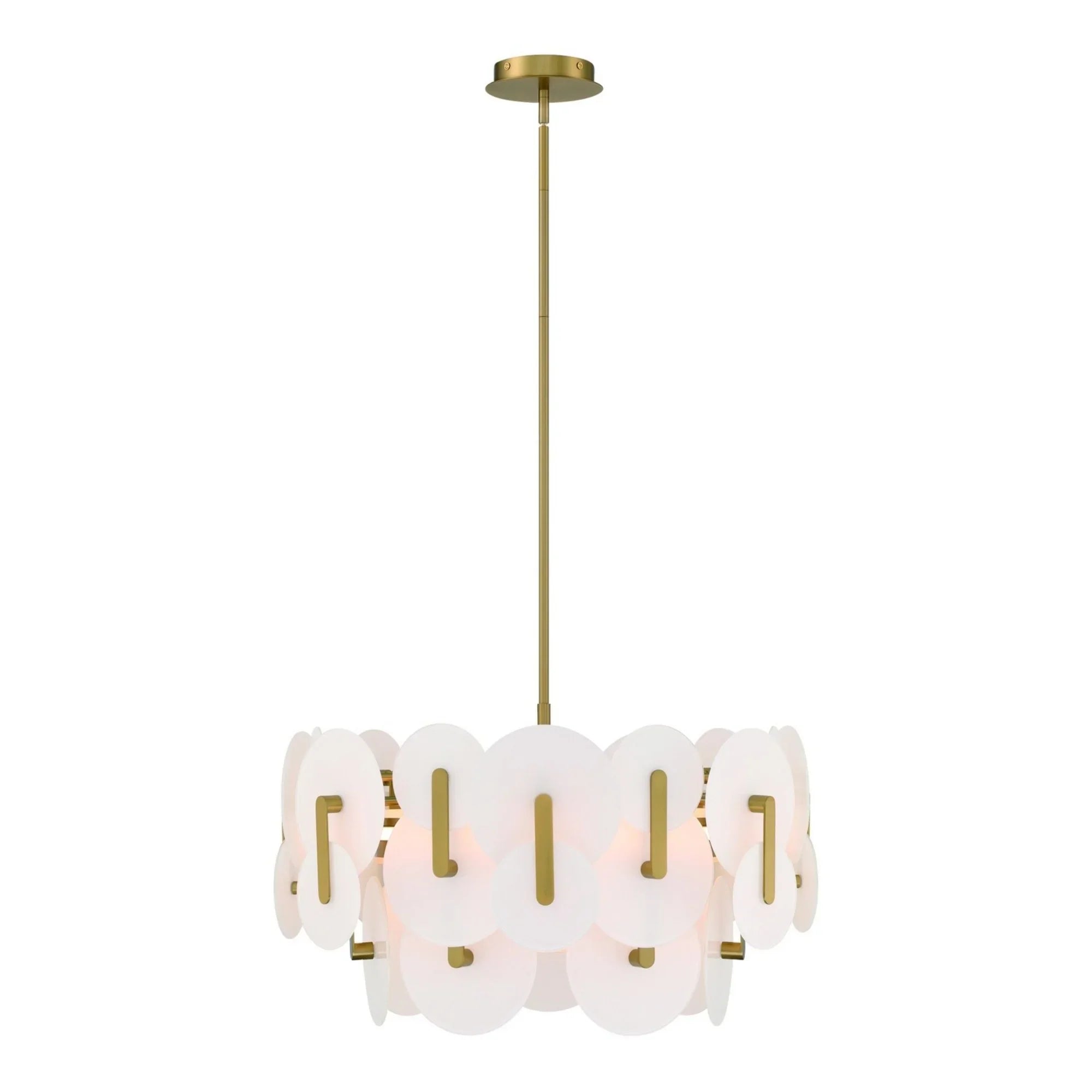 Nuvola 24" LED Chandelier, Gold Finish - Bees Lighting