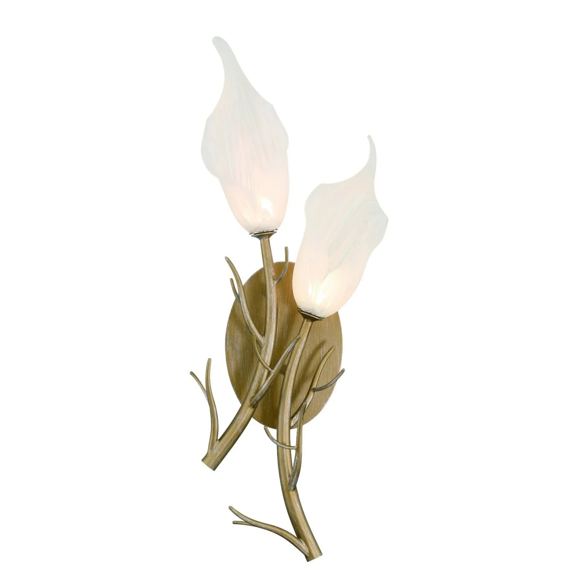 Matera 2-Light 21" LED Wall Sconce, Gold Finish - Bees Lighting