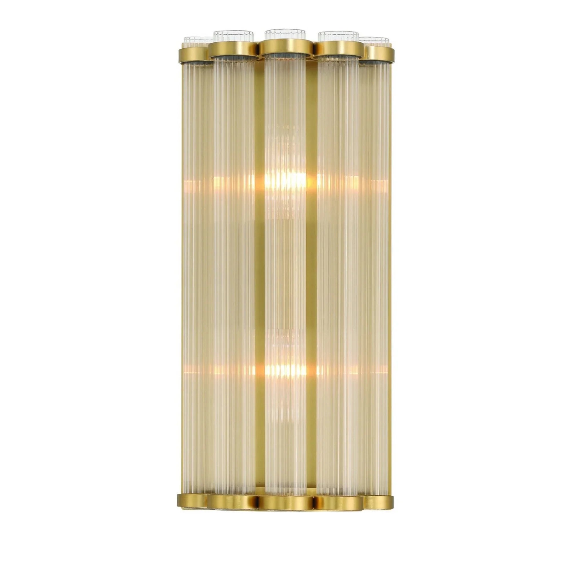 Glasbury 14" Wall Sconce, Gold Finish - Bees Lighting