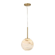 Kepler 8" LED Mini Pendant, Gold Finish - Bees Lighting