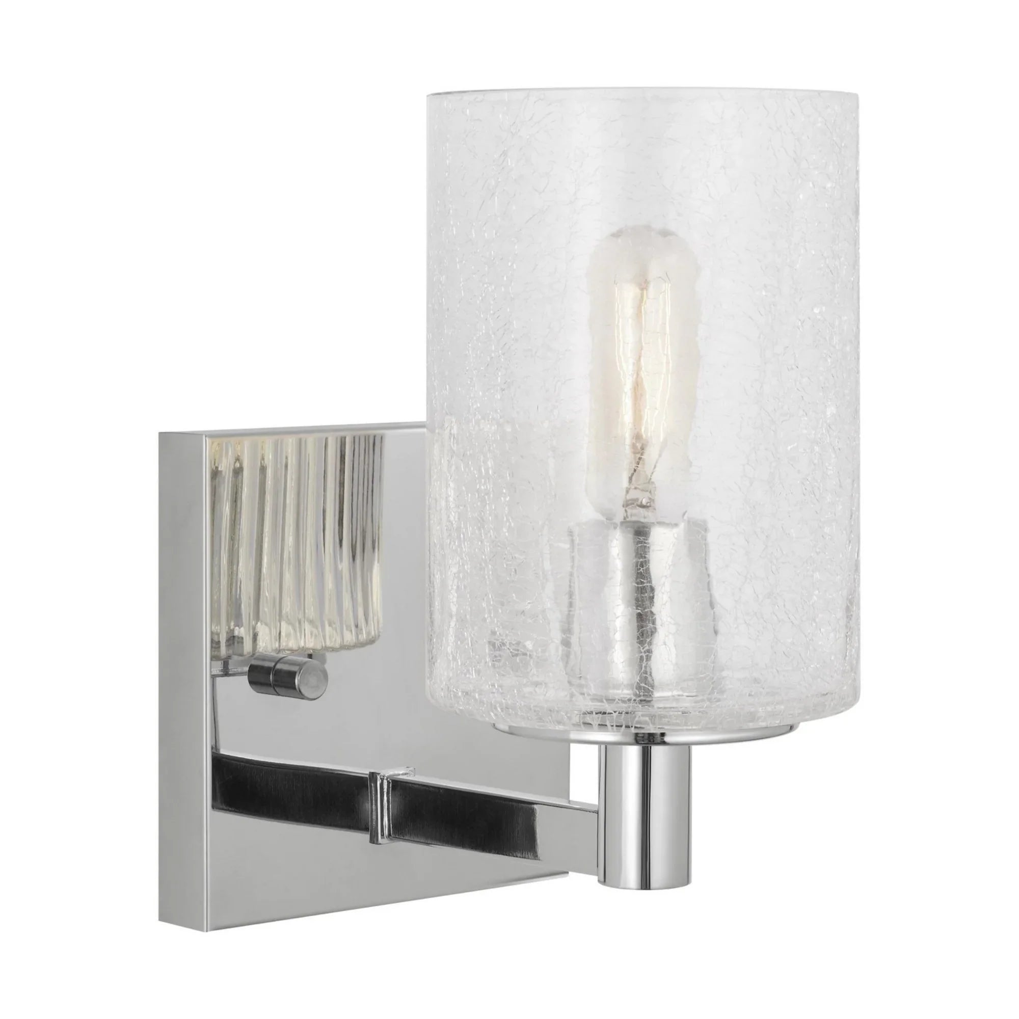 Parker 8" Bath Sconce, Chrome Finish - Bees Lighting