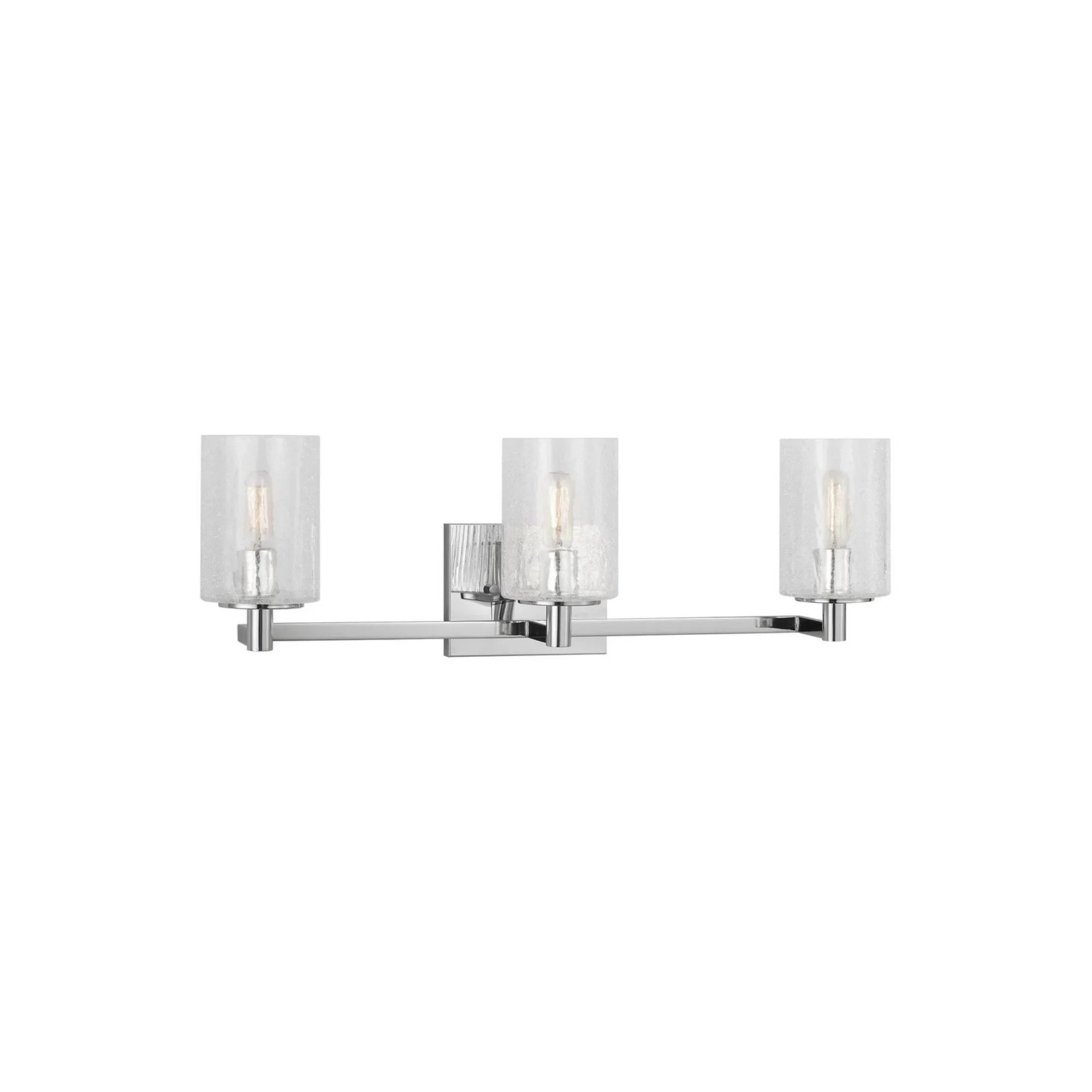 Parker 25" 3-Light Bathroom Vanity, Chrome Finish - Bees Lighting
