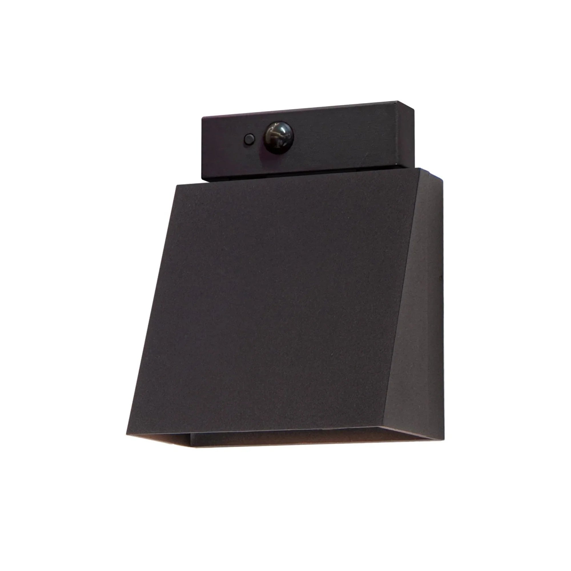 Pathfinder 7" LED Outdoor Wall Sconce, Architectural Bronze Finish, Motion & Photocell - Bees Lighting