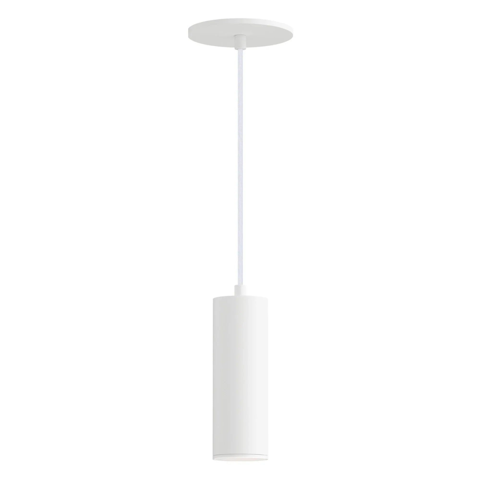 Calibro 8" LED Outdoor Pendant, White Finish - Bees Lighting