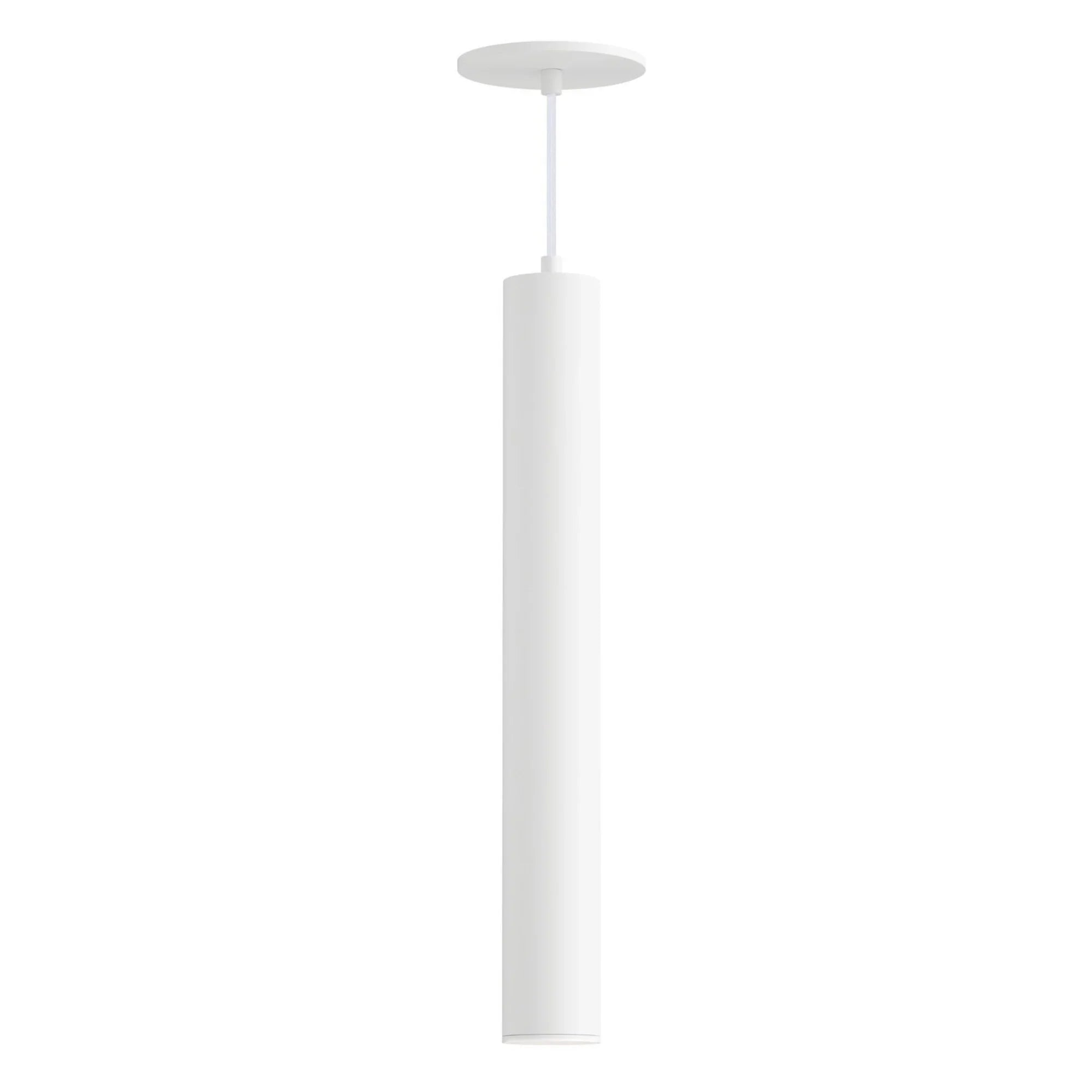 Calibro 20" LED Outdoor Pendant, White Finish - Bees Lighting