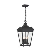 Marquee 20" 4-Light Outdoor Hanging Lantern, Sand Coal Finish - Bees Lighting