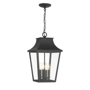 Altimeter 11" 4-Light Outdoor Hanging Lantern, Sand Coal Finish - Bees Lighting
