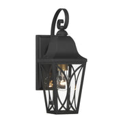 Cardigan Outdoor Wall Sconce Black Finish - Bees Lighting