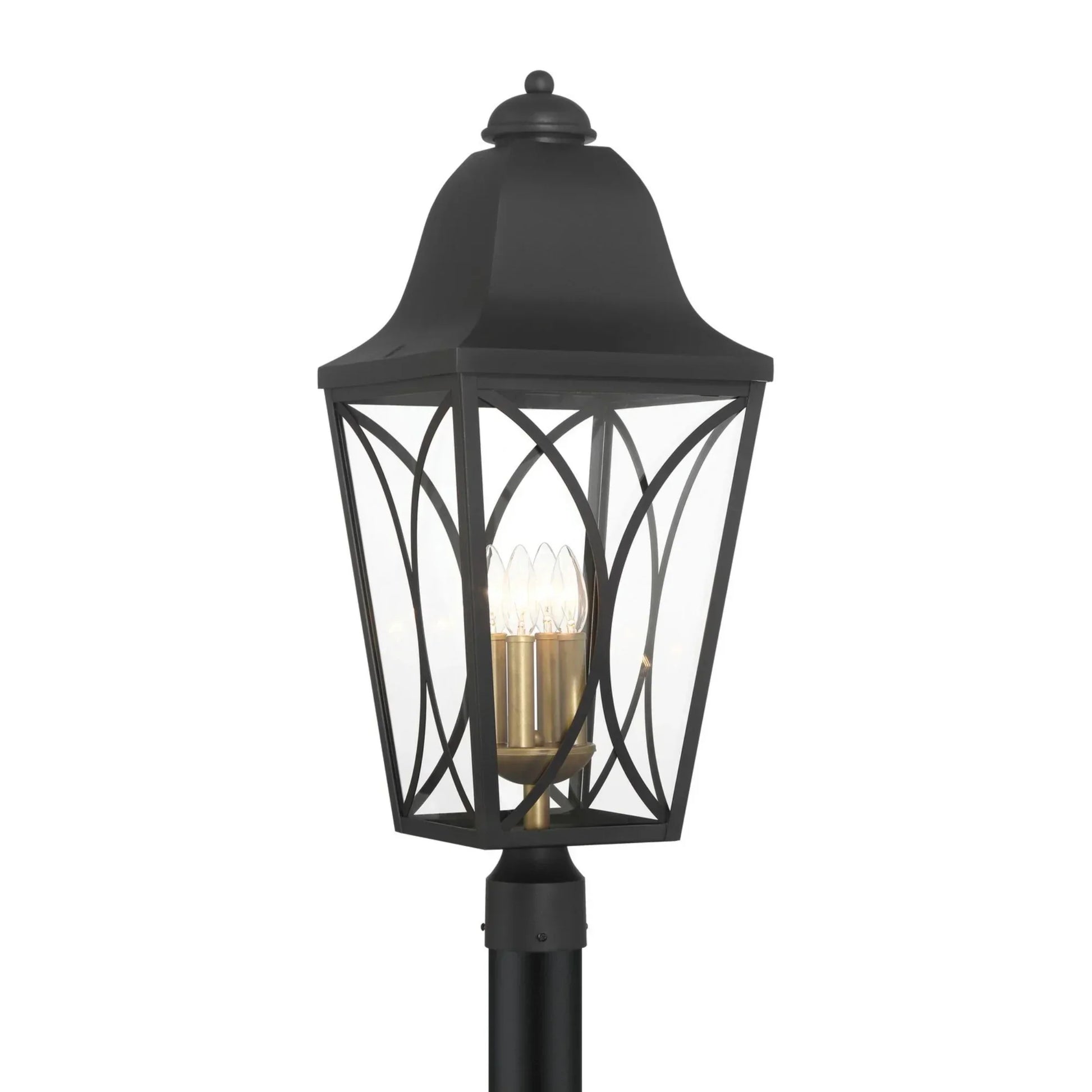 Cardigan Outdoor Post Lights Black Finish - Bees Lighting
