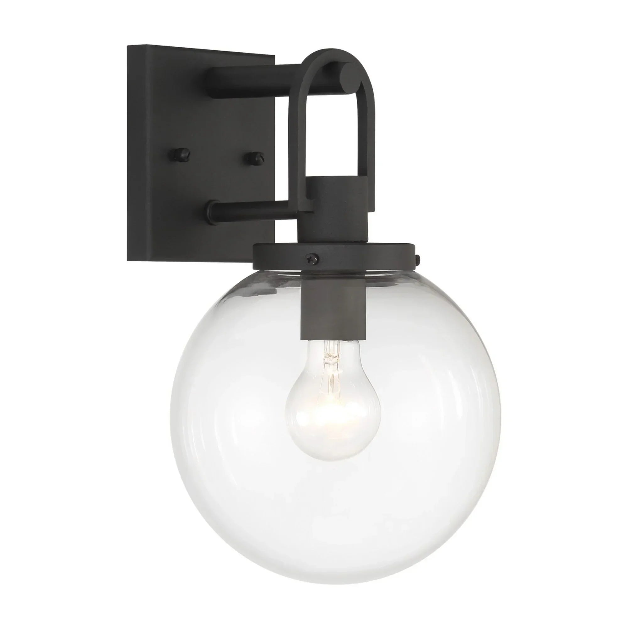 Wenston Outdoor Wall Sconce Black Finish - Bees Lighting