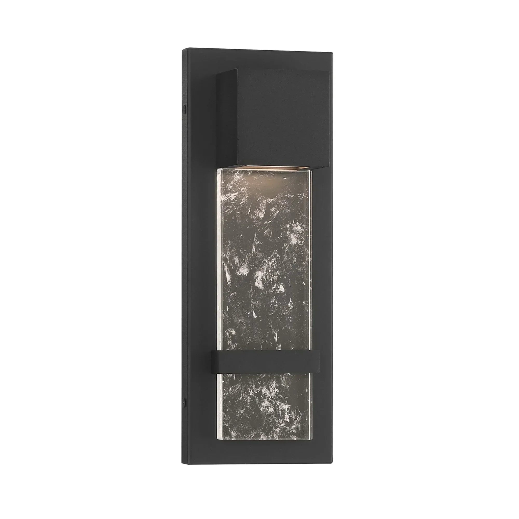 Sol LED Outdoor Wall Sconce Black Finish - Bees Lighting