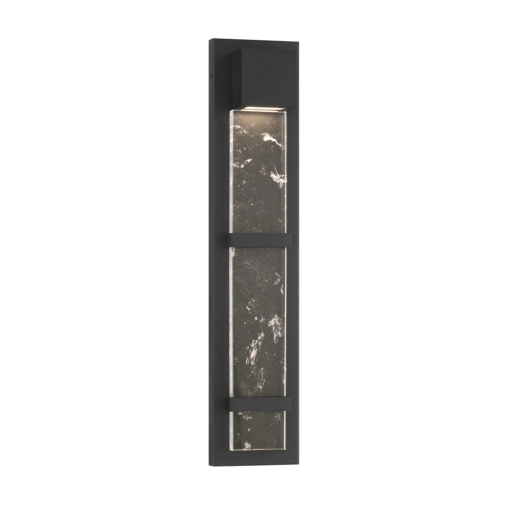 Sol LED Outdoor Wall Sconce Black Finish - Bees Lighting