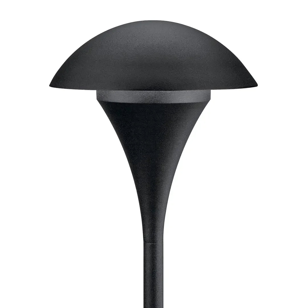 120V Large Eclipse Path Light, Textured Black - Bees Lighting
