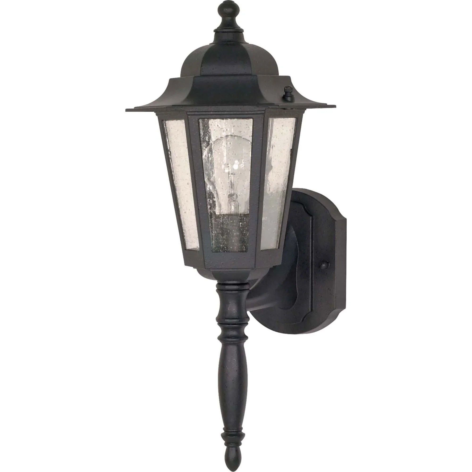 Cornerstone 12" Outdoor Wall Light, Black Finish - Bees Lighting