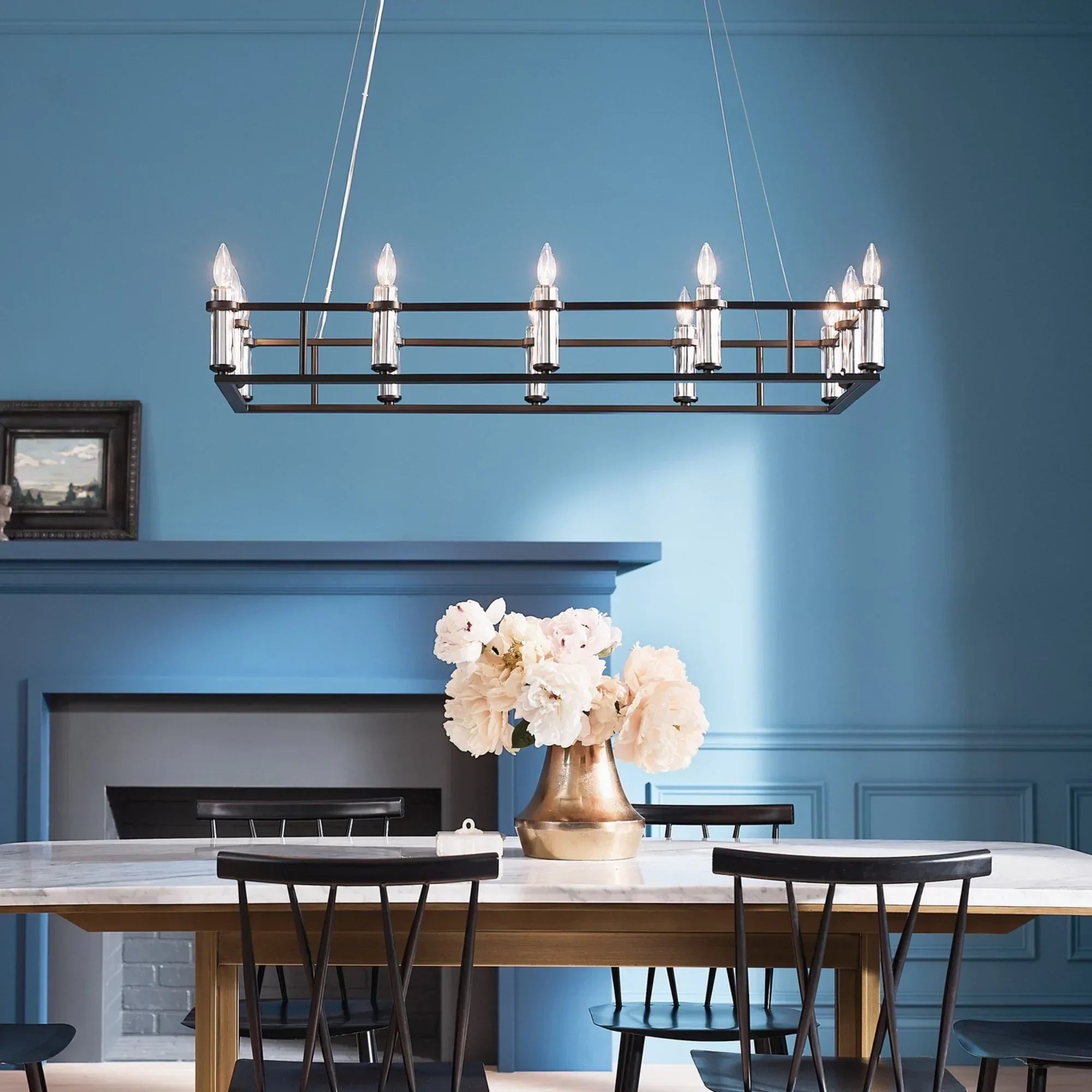 Rosalind 45.25" Linear Chandelier - Bees Lighting