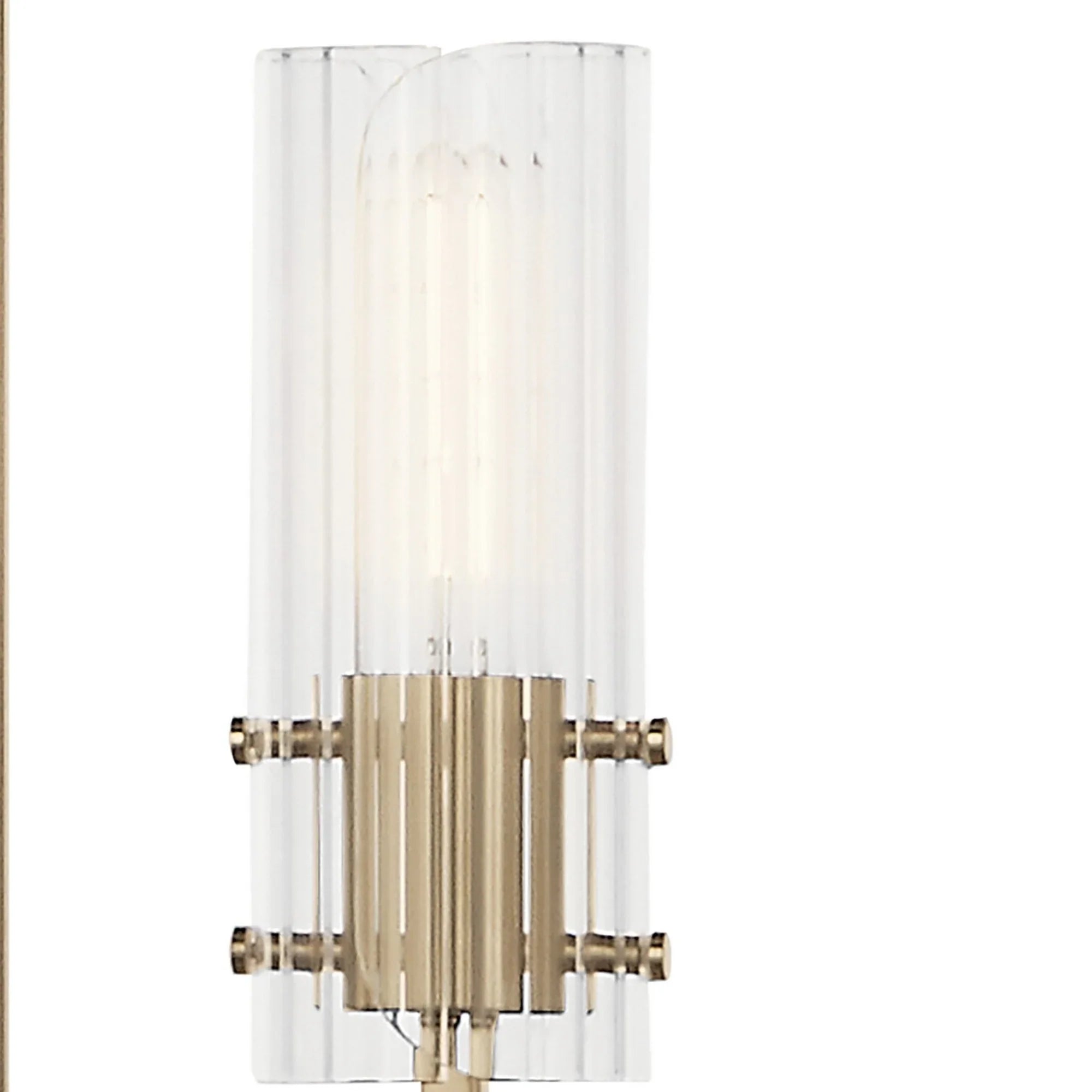Velestino 21" 4-Light Chandelier, Champagne Bronze Finish - Bees Lighting