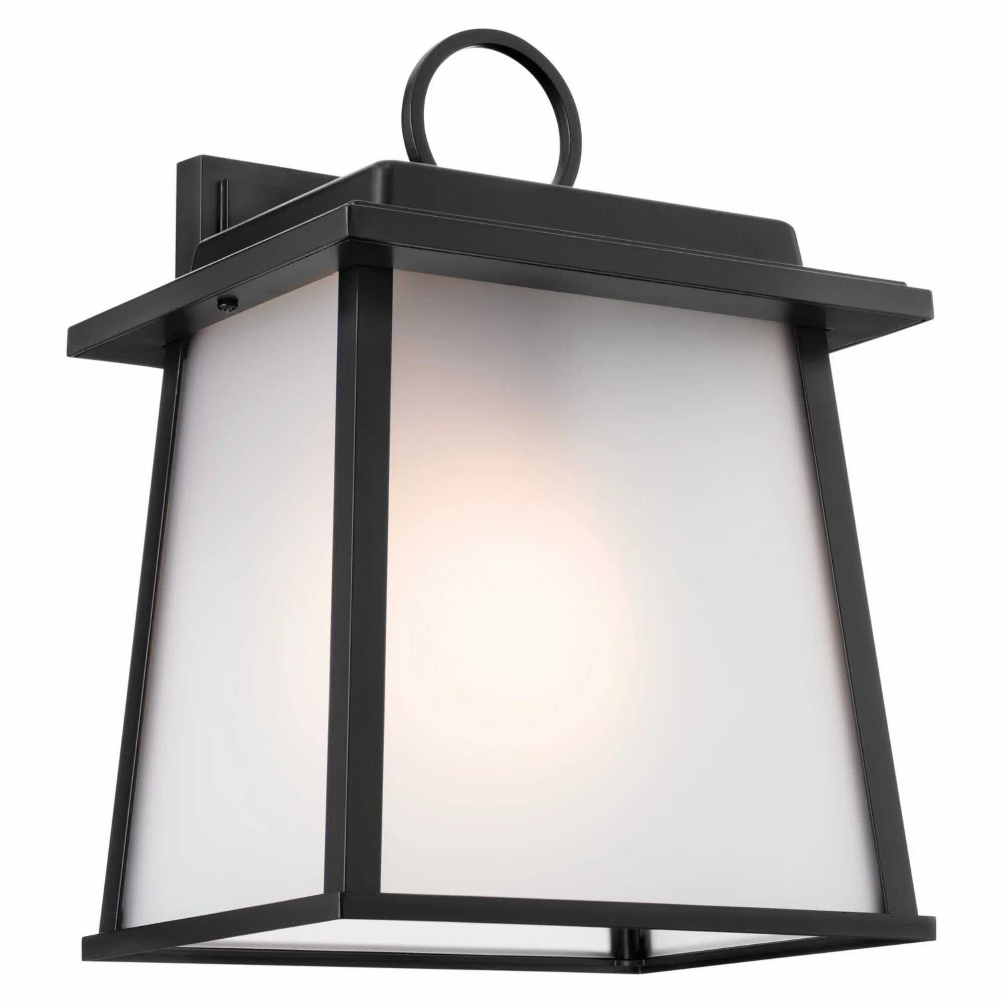 Noward 12" Outdoor Wall Light, Black Finish - Bees Lighting