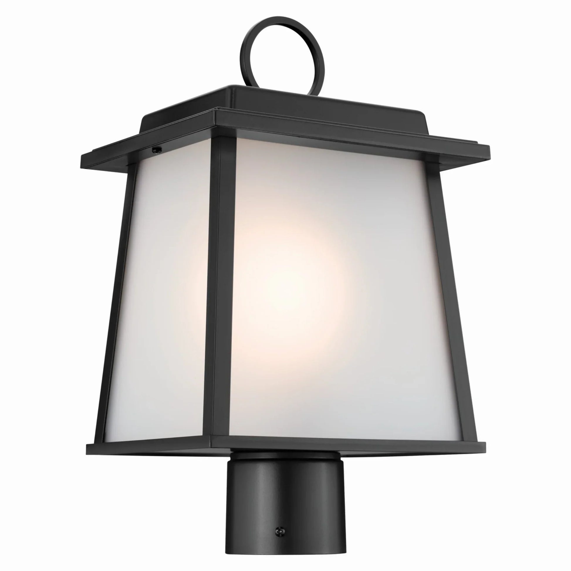 Noward 15" Outdoor Post Light, Black Finish - Bees Lighting