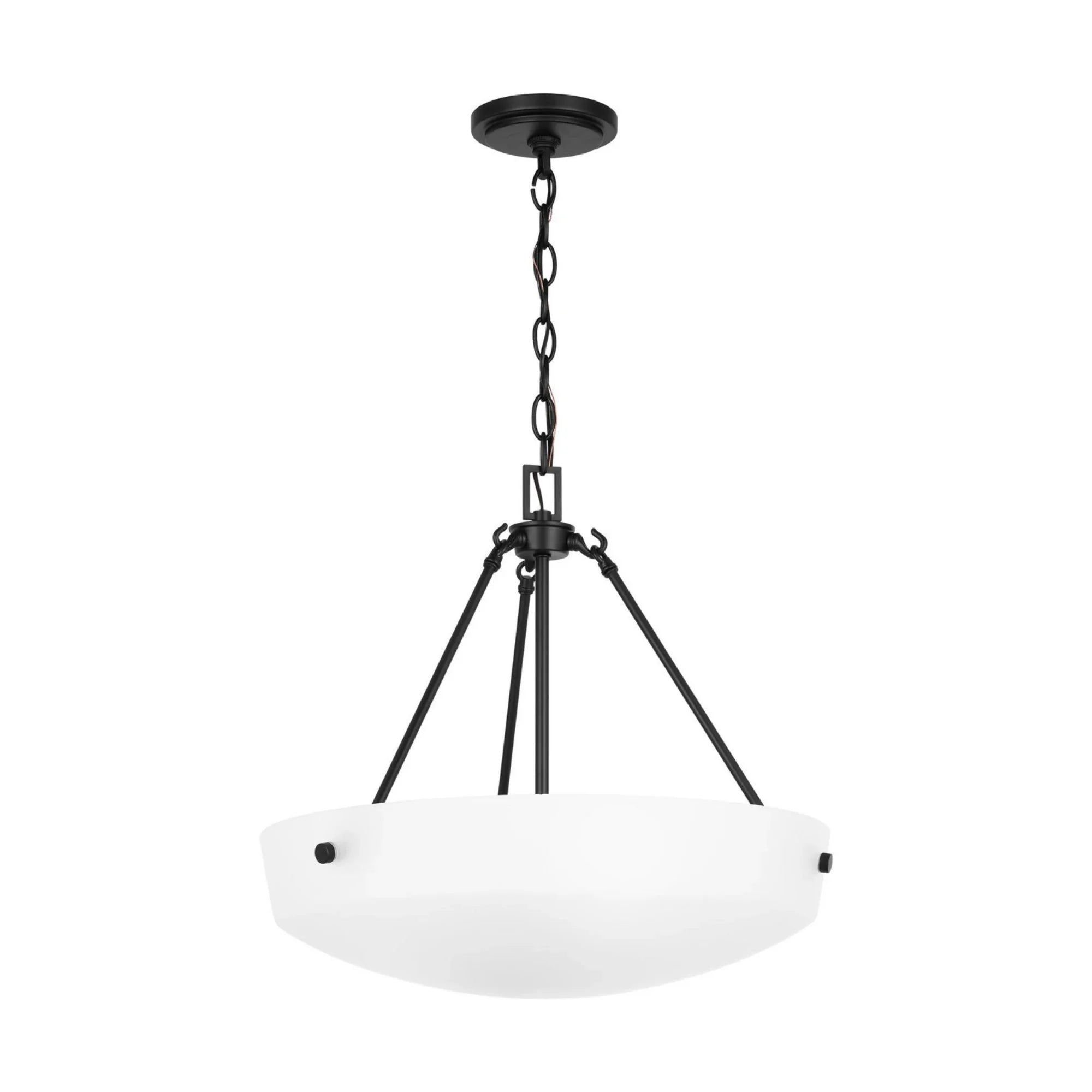 Kerrville 19" 3-Light LED Pendant, Midnight Black Finish - Bees Lighting
