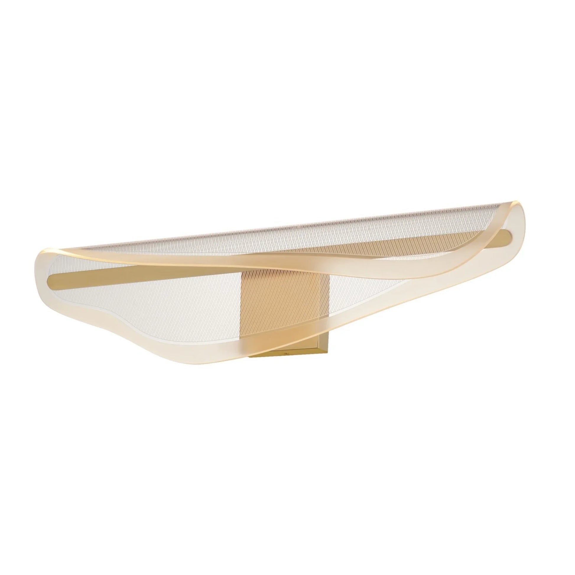 Manta 30" LED Bath Vanity,Gold Finish - Bees Lighting