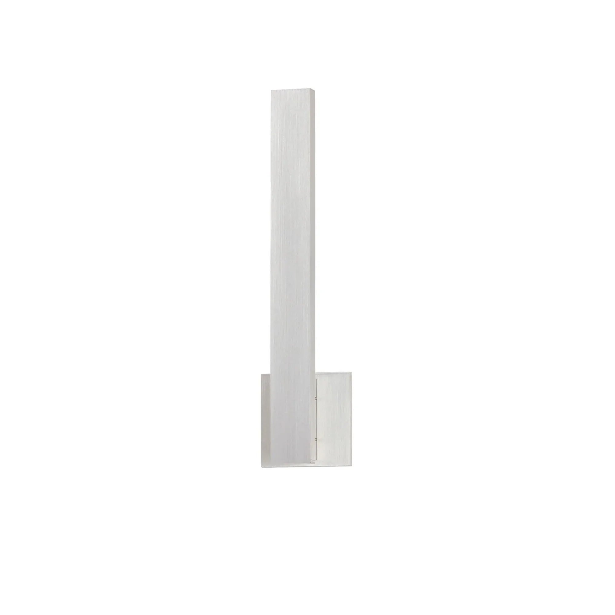 Alumilux Line 5CCT 18" LED Outdoor Wall Sconce, Satin Aluminum Finish - Bees Lighting