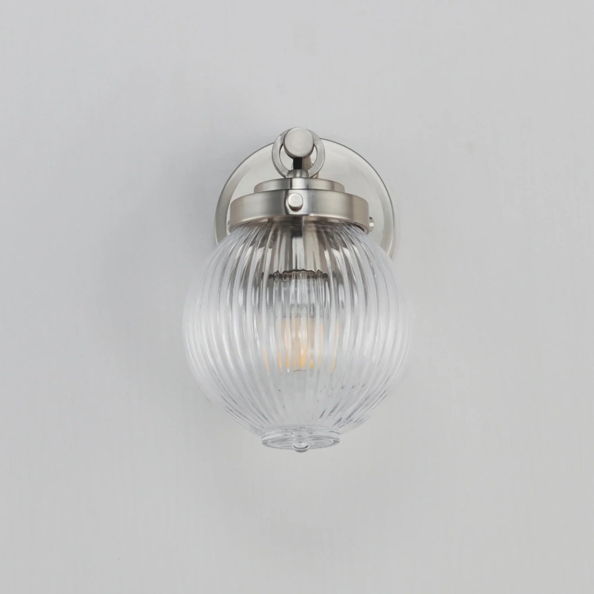 Kasbah 9" Wall Sconce, Satin Nickel Finish - Bees Lighting