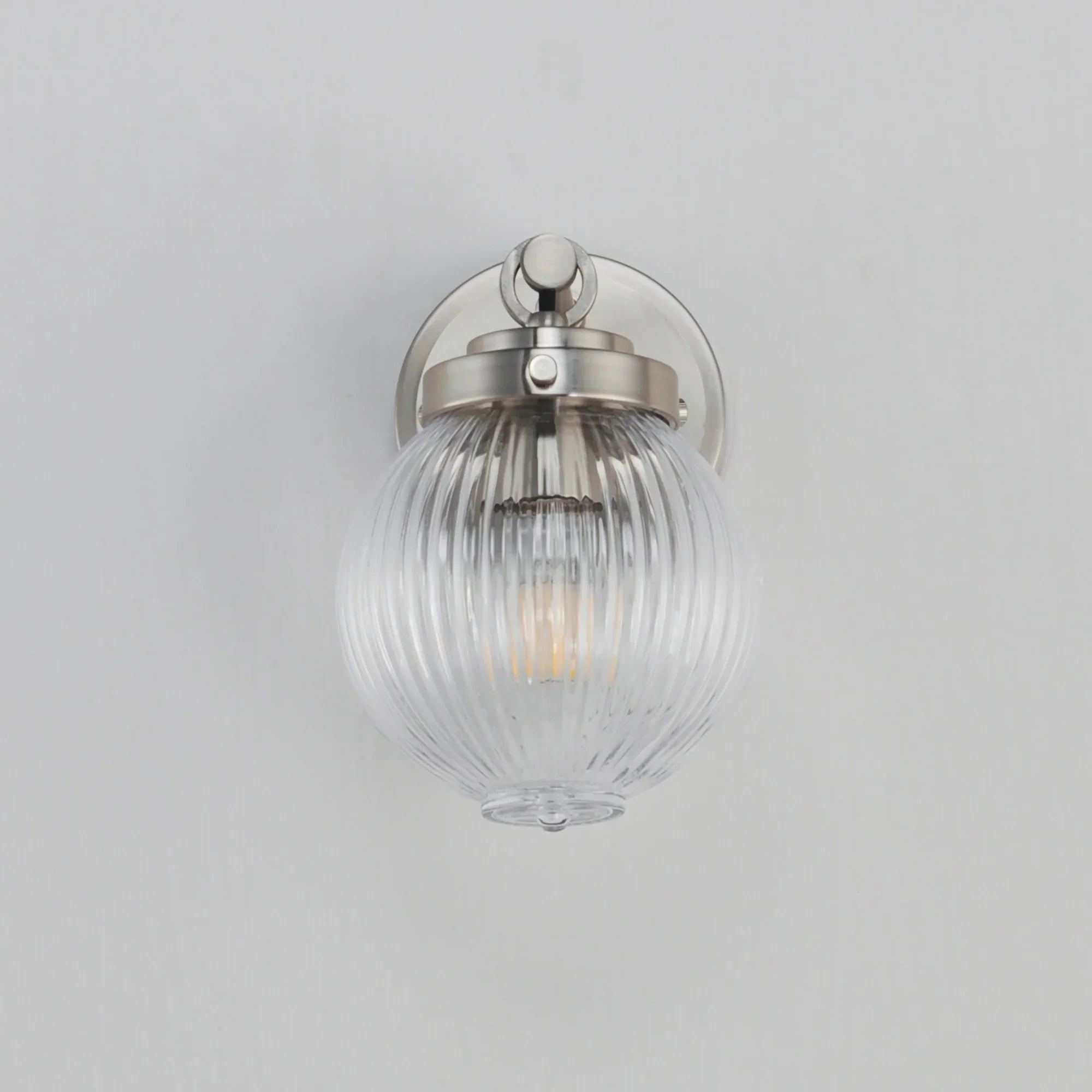 Kasbah 9" Wall Sconce, Satin Nickel Finish - Bees Lighting