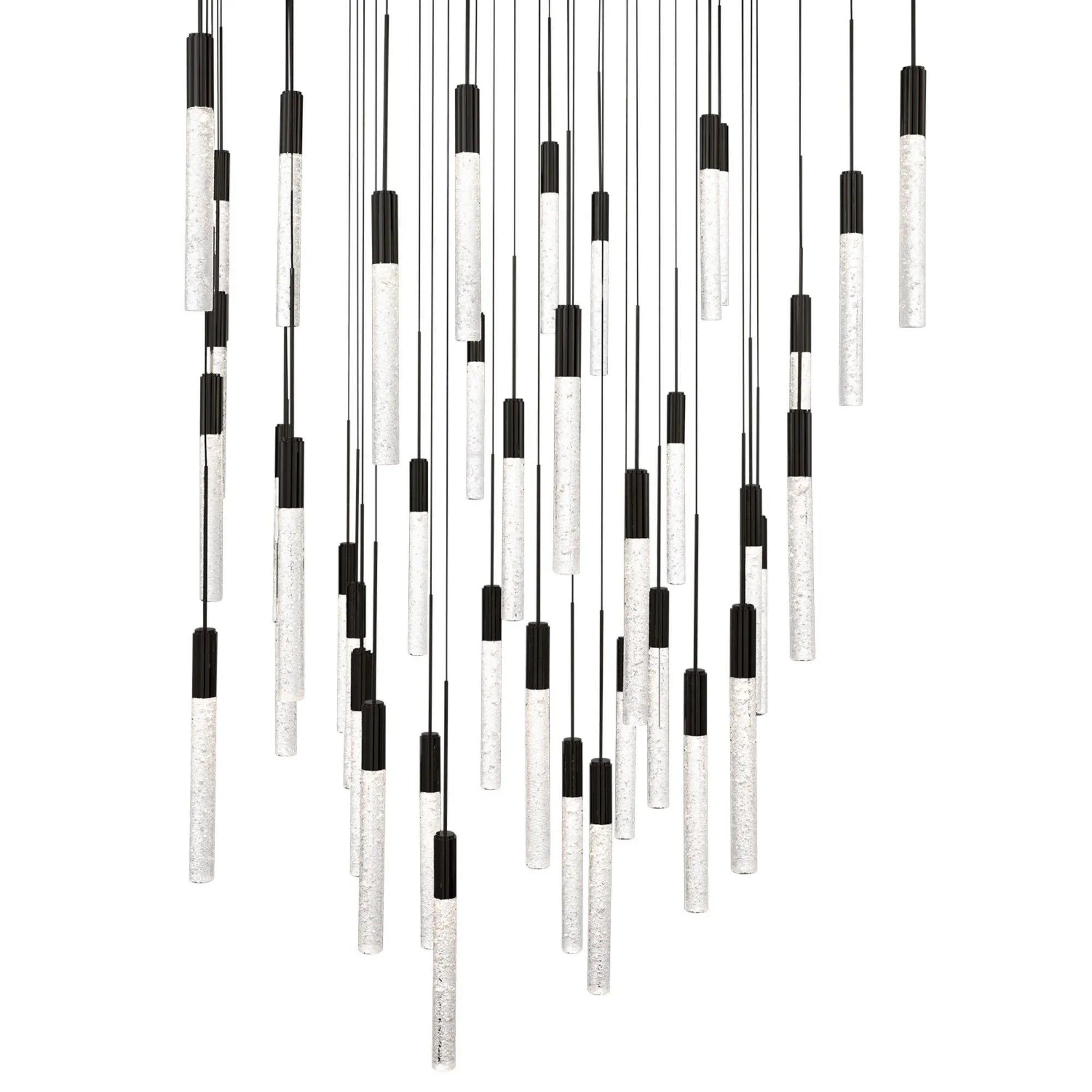 Magic 36" 41-Light LED Pendant, Black Finish - Bees Lighting